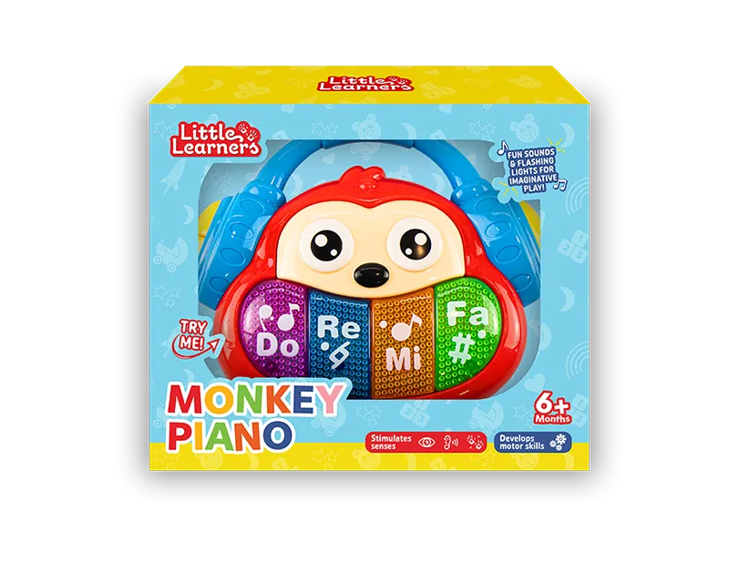 Little Learners Musical Monkey Piano