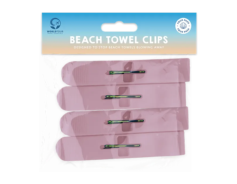 Beach Towel Clips | 4 Pcs