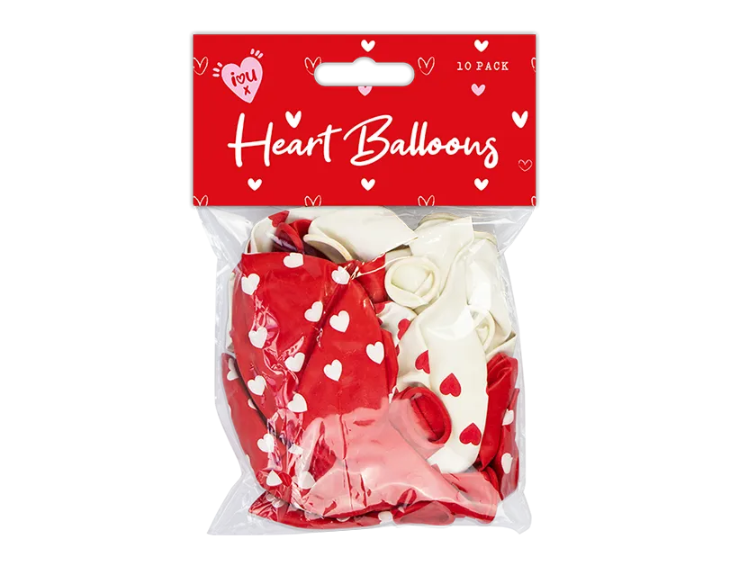 Heart Printed Balloons