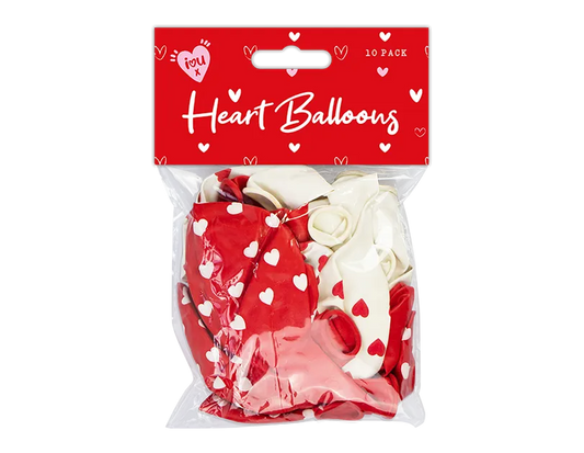 Heart Printed Balloons