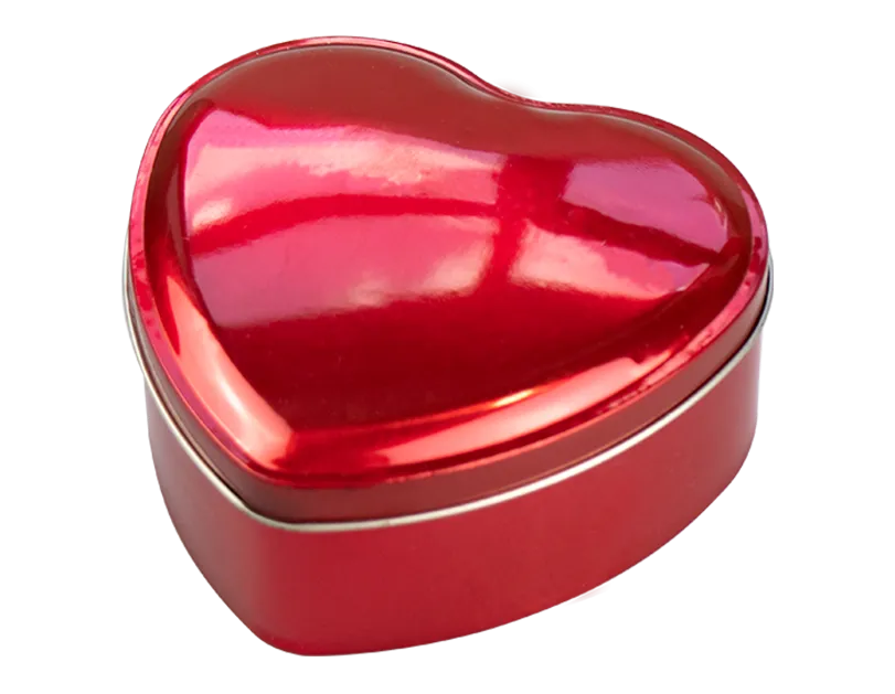 Valentine's Metal Heart Tin