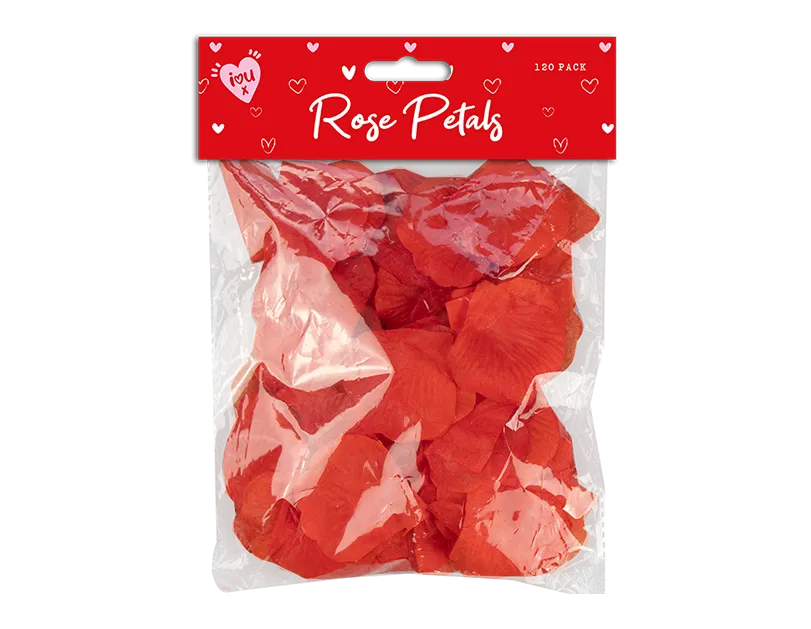 Pack of 120 Valentine's Red Rose  Petals